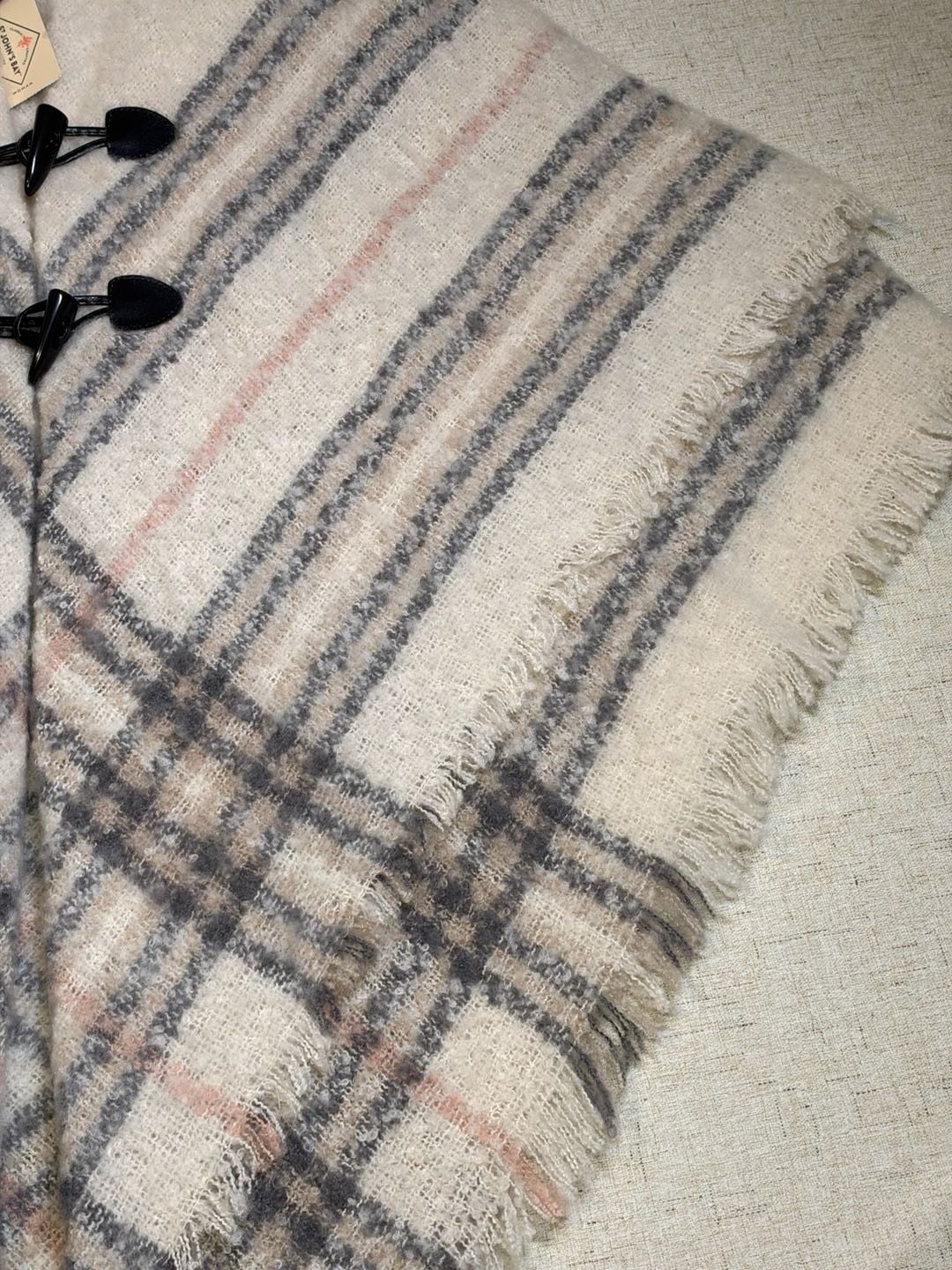 New St. John's Bay Plaid Poncho 5