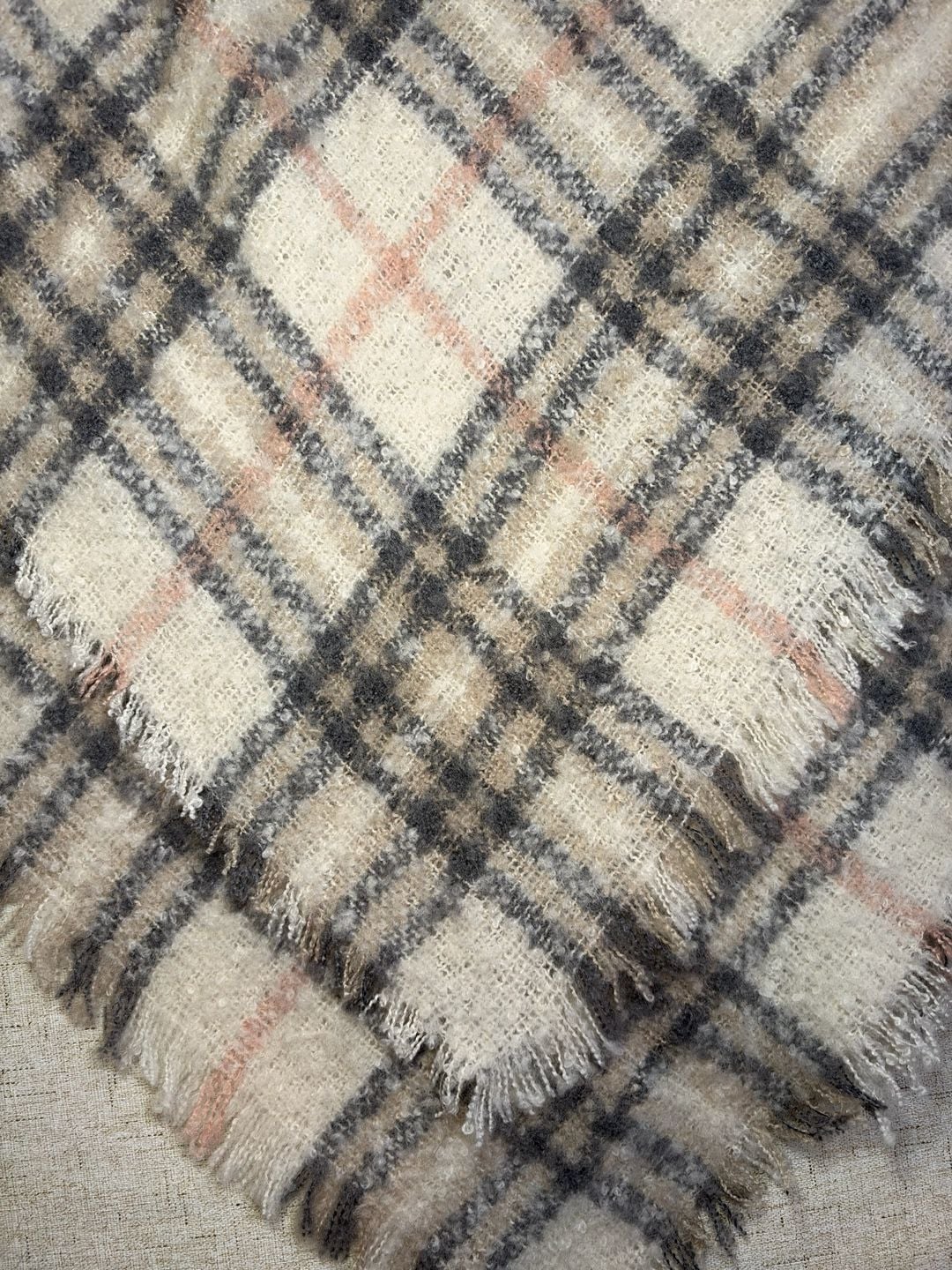 New St. John's Bay Plaid Poncho 13