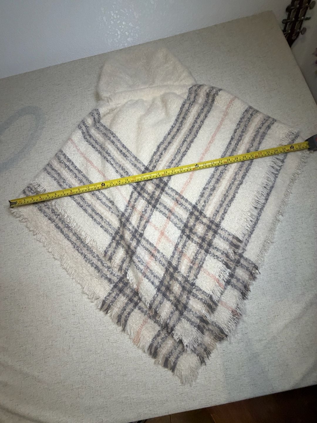 New St. John's Bay Plaid Poncho 15
