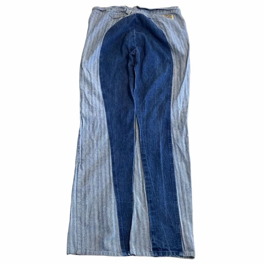 Frontier Classics Herringbone Denim Pants Size 38 Blue 3