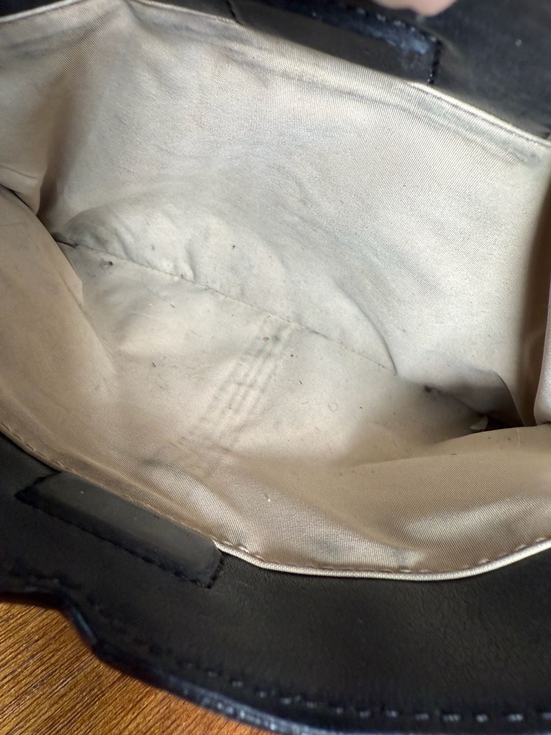 Cole Haan black leather shoulder bag with silver... 7