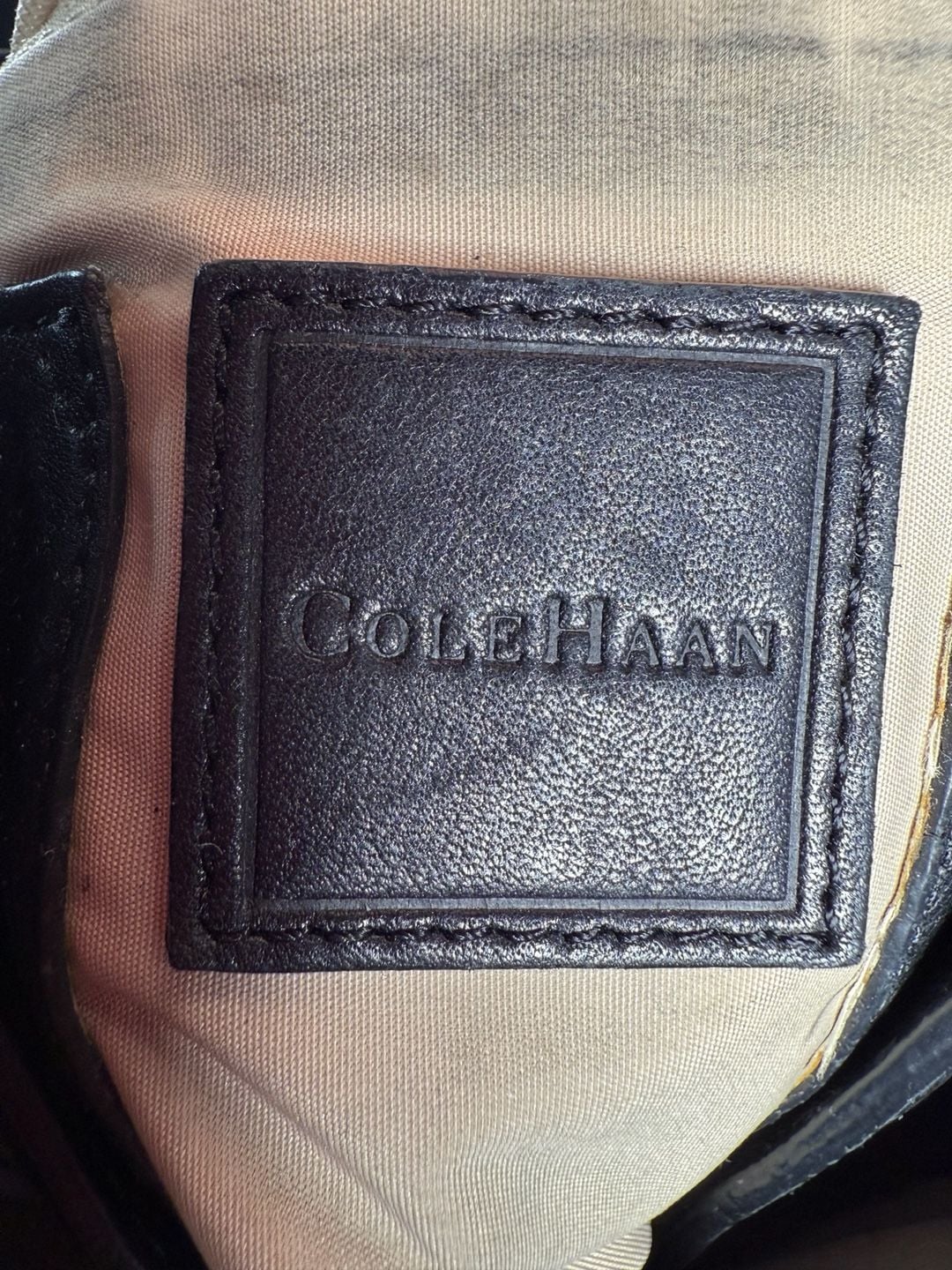 Cole Haan black leather shoulder bag with silver... 11