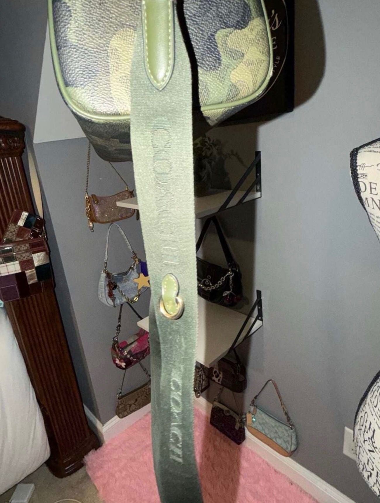 Coach Rowan Satchel And Wallet Camo Olive 4