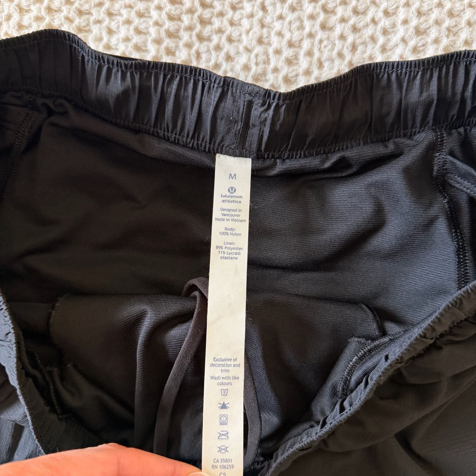 Lululemon Surge men’s Lined Running Short Black M 7