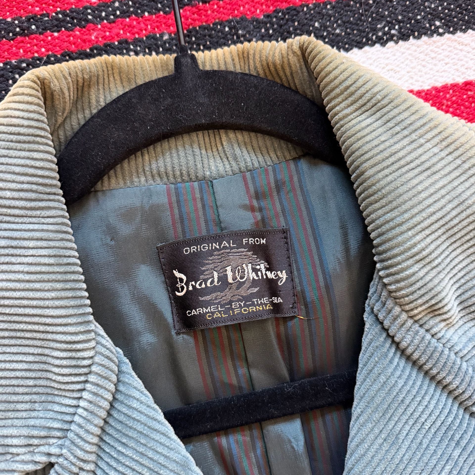 Sun Faded Vintage Teal Corduroy Coat - Sz XL 7