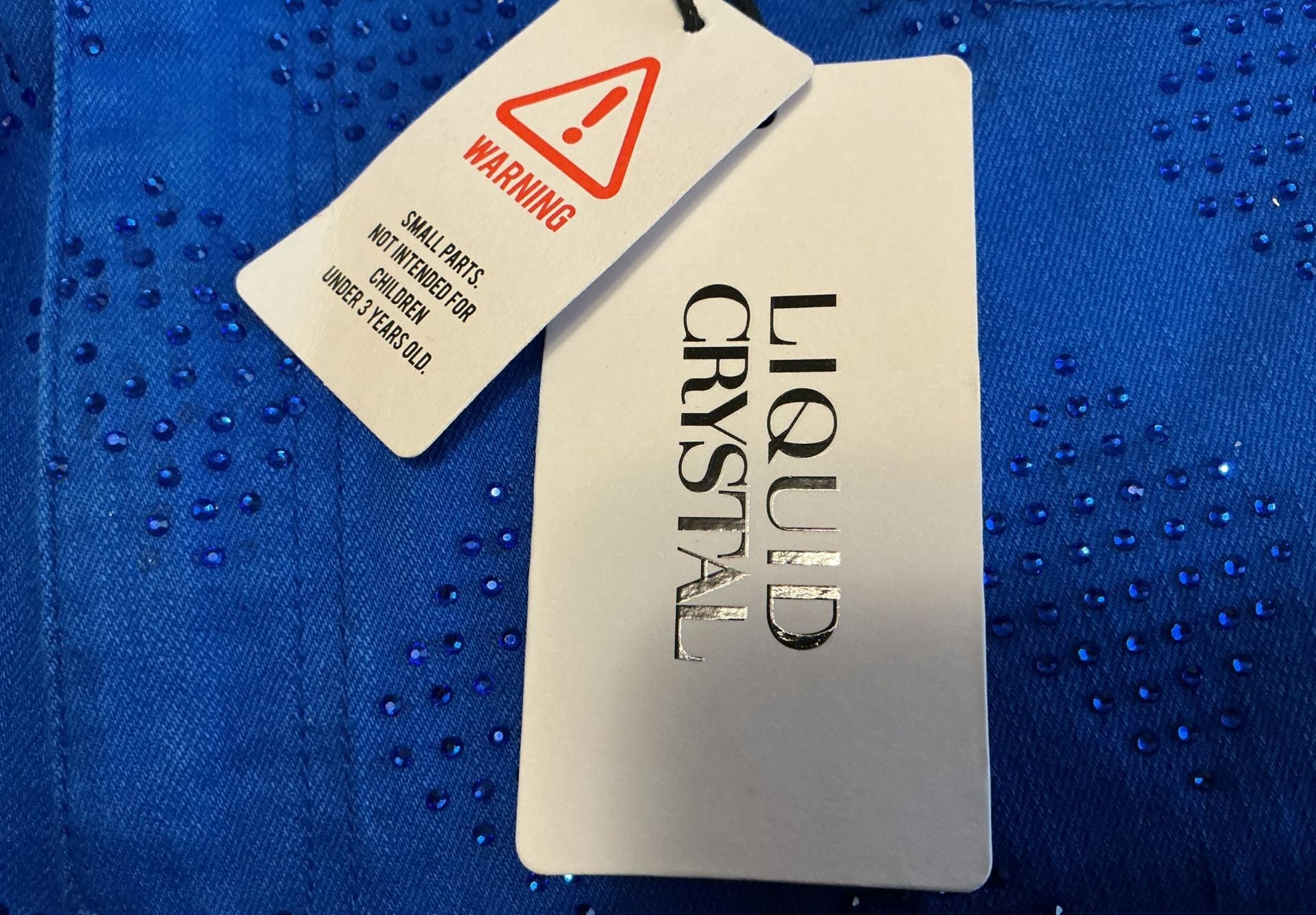 Liquid Crystal Diamond Crystal Rhinestone Stacked Jeans 11