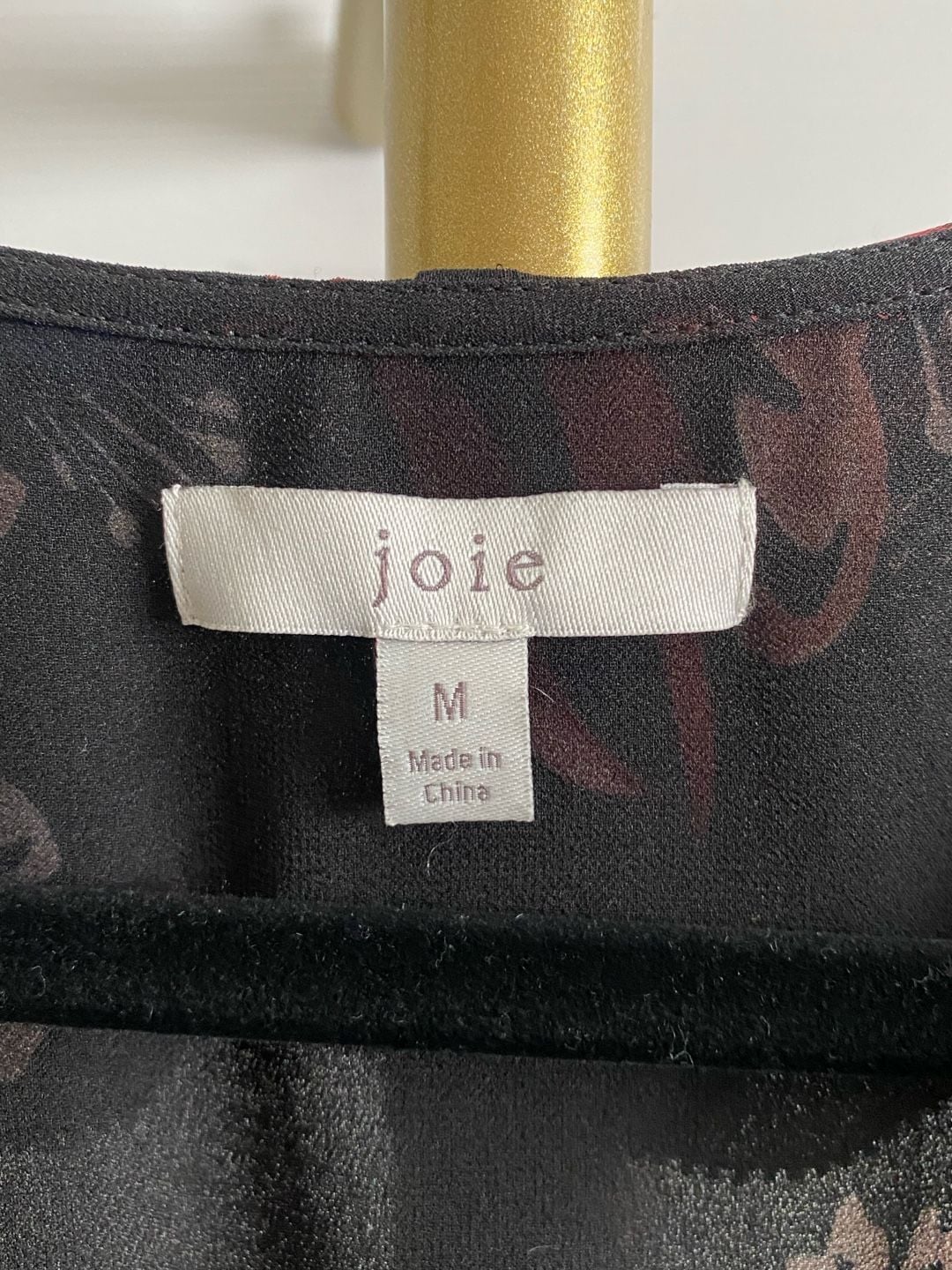 Joie Nour Floral Silk Ruffle Tiered Mini Dress Size M Black 4