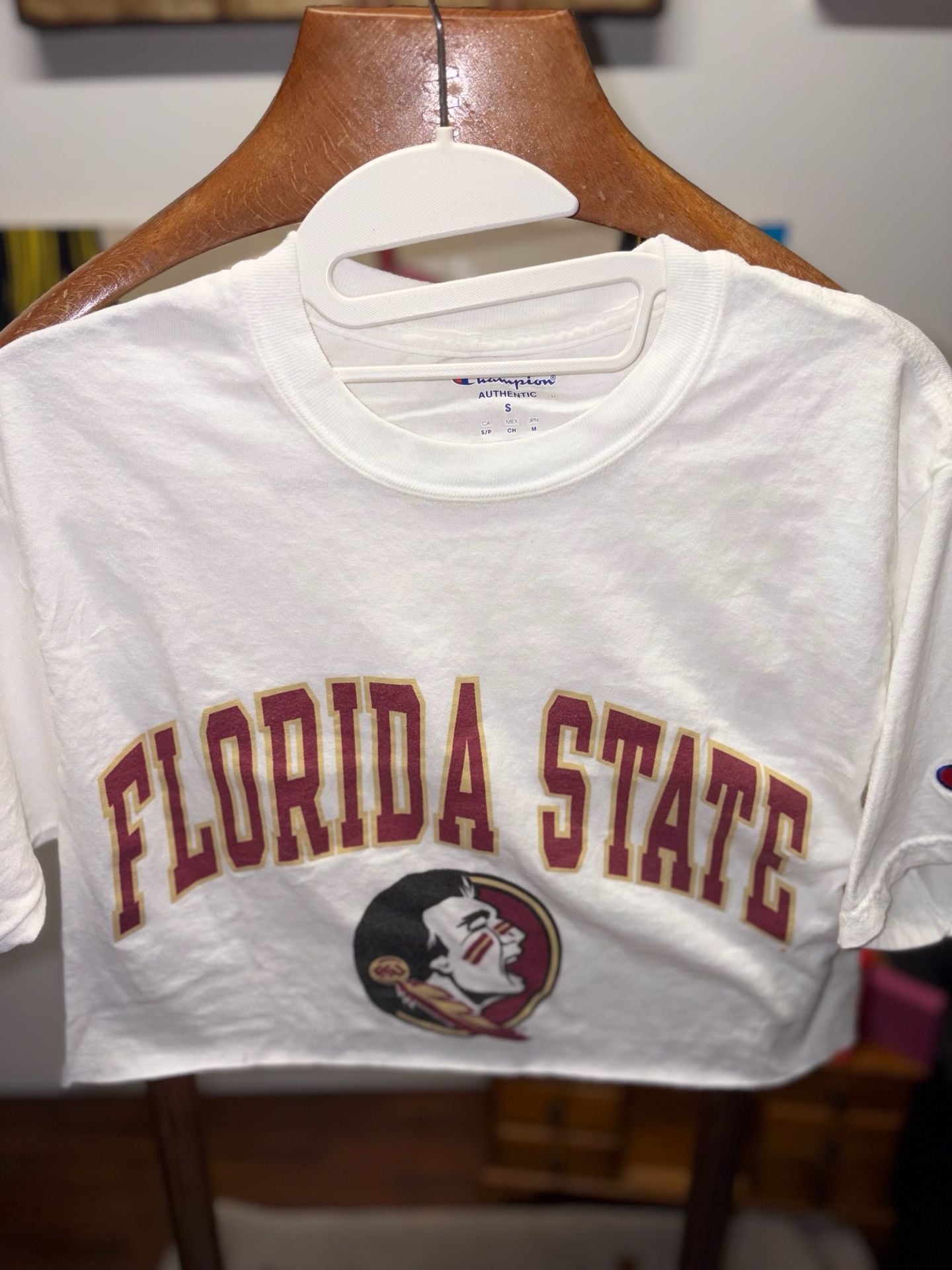 Champion Florida State University T-Shirt Size S Custom Crop 4