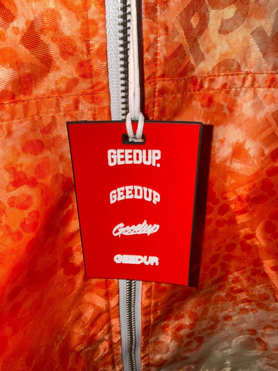 Geedup Orange Windbreaker Jacket 6