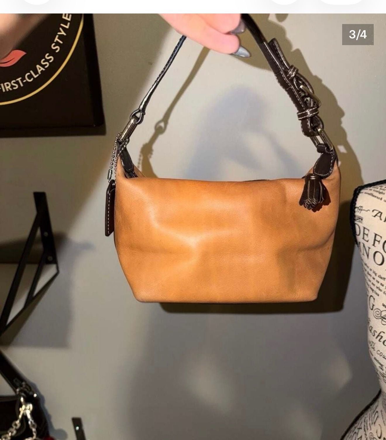 Coach Heritage Stripe Signature Shoulder Bag 3