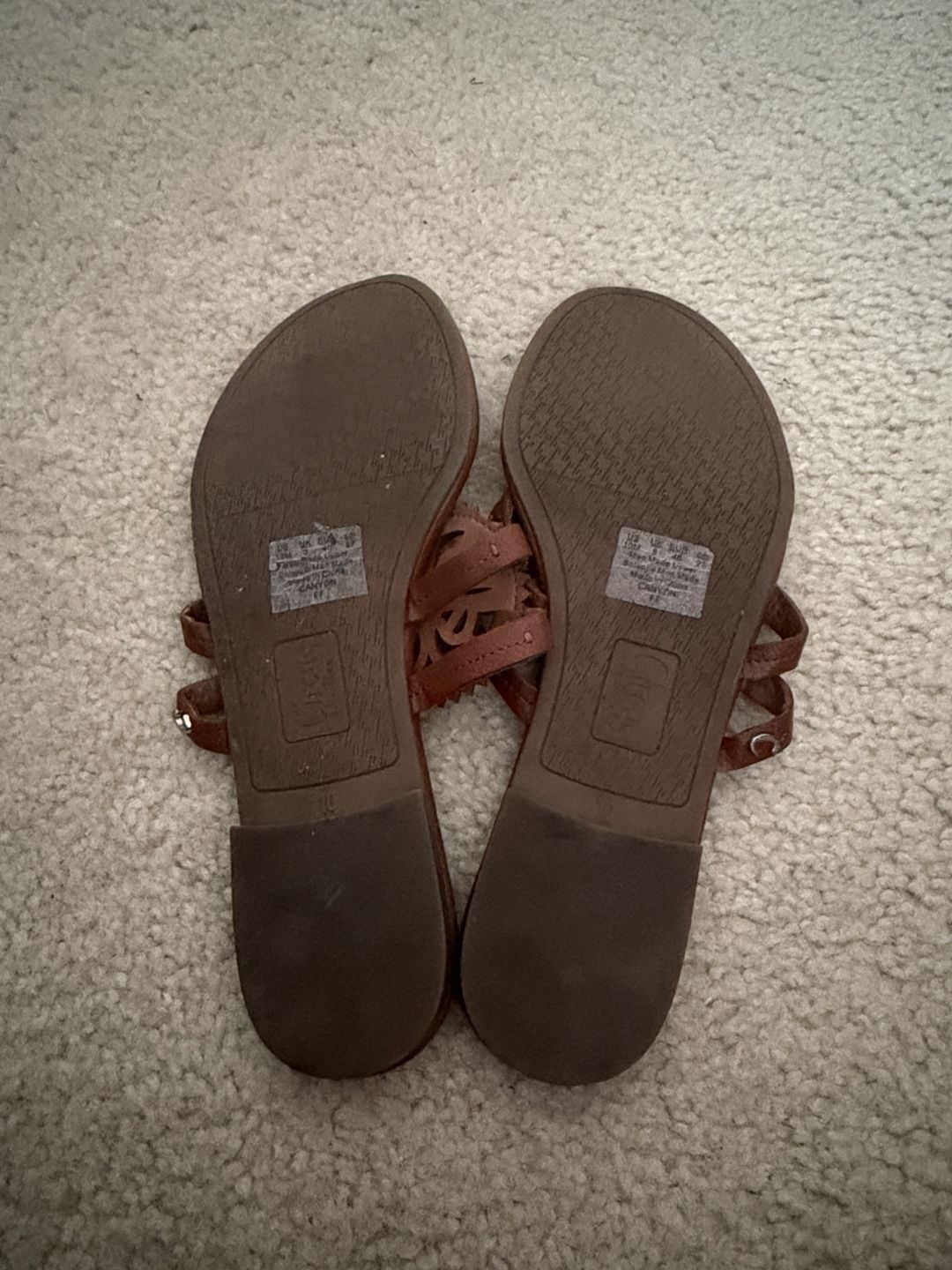 Circus by Sam Edelman Canyon Thong Sandal Size 10M Brown 4