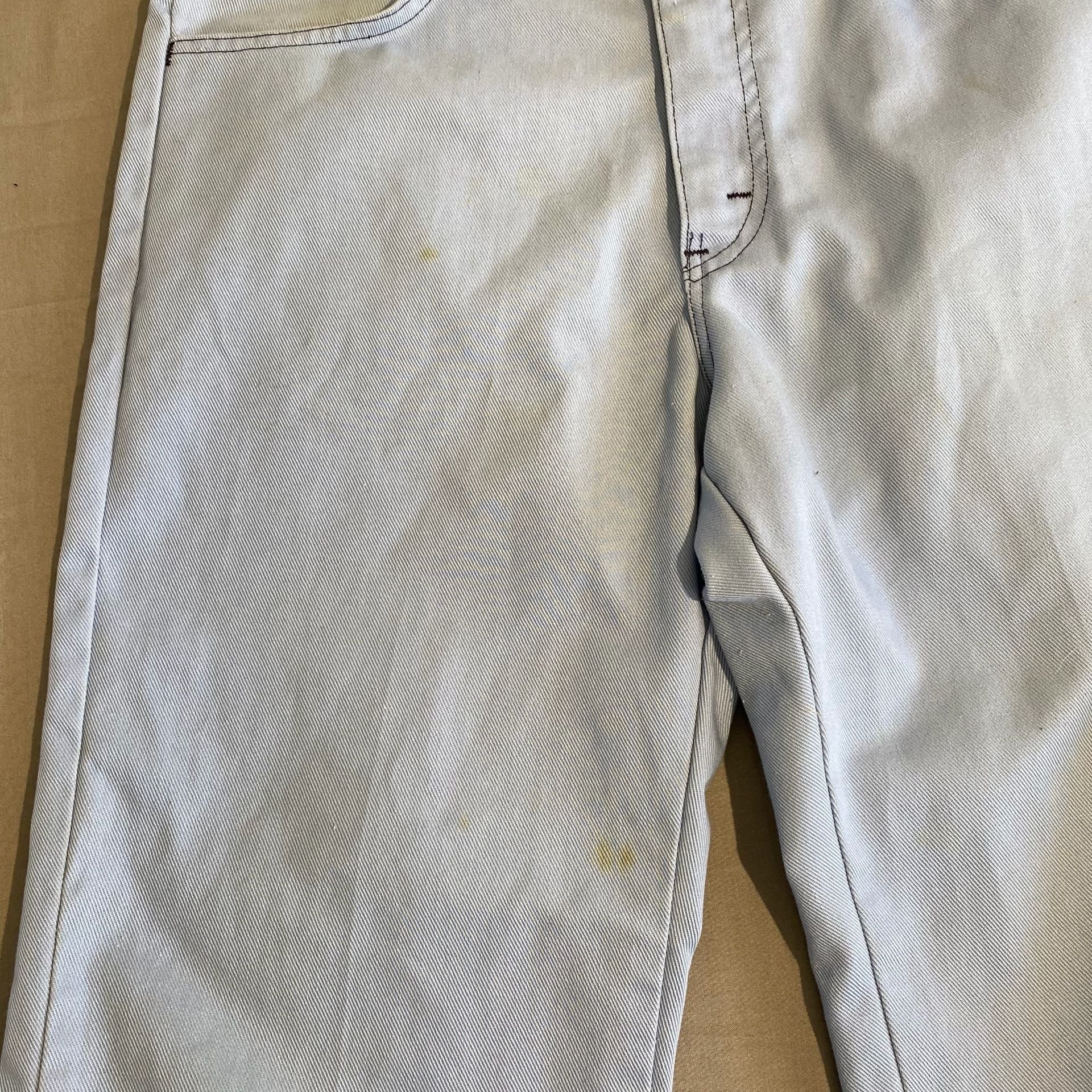 Vintage Montgomery Ward Light Blue Denim Flare Jeans 6