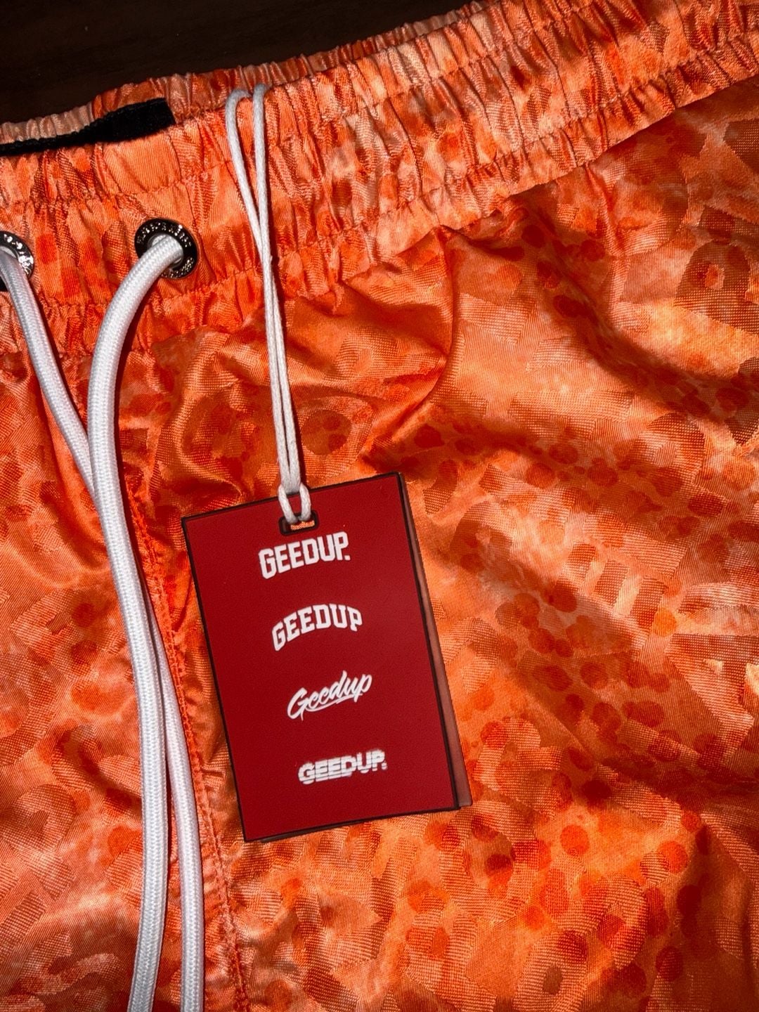 Geedup Orange Swim Shorts New With Tags 4