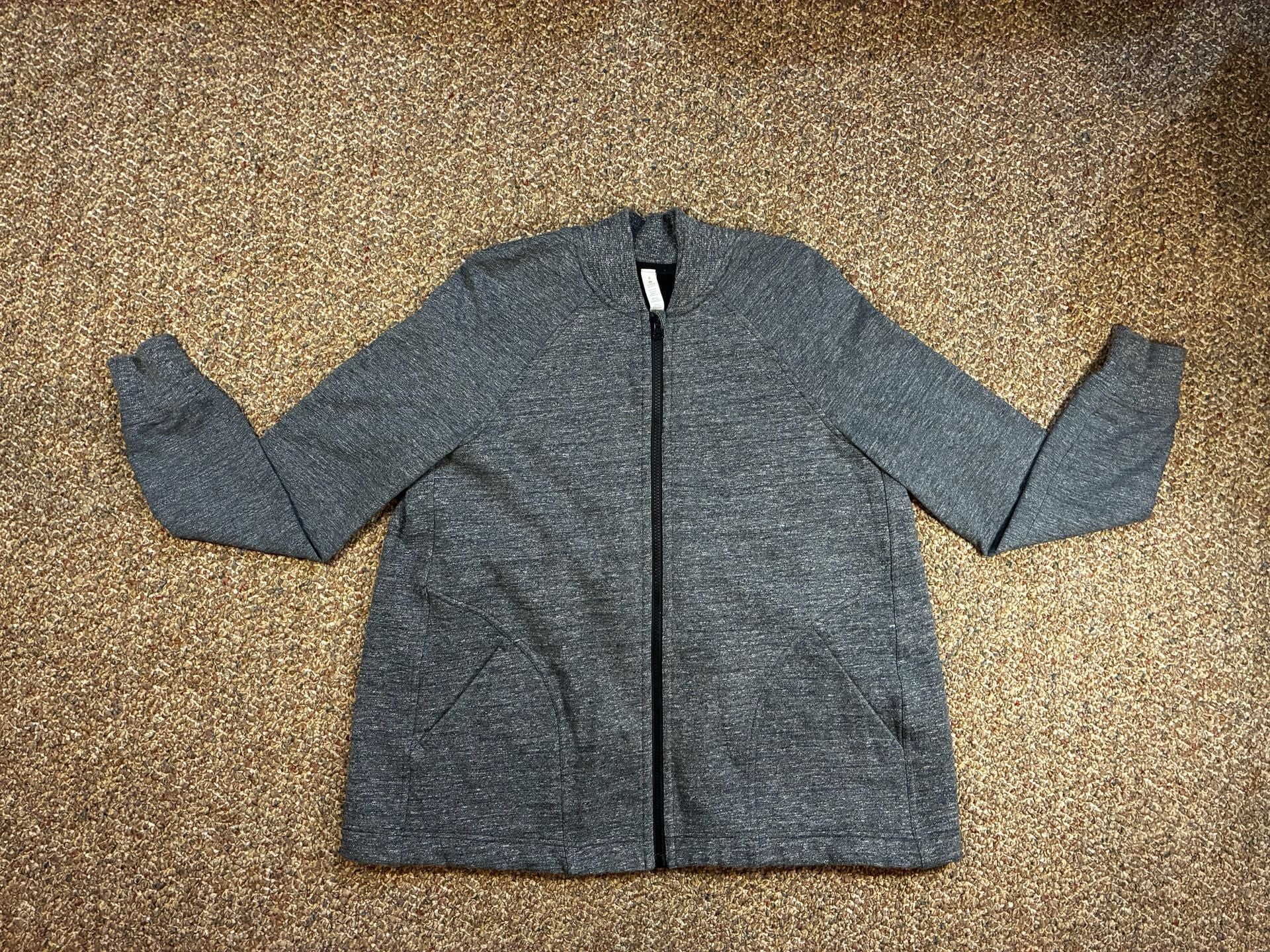 Lululemon Full Zip Jacket Size 8 Gray 2
