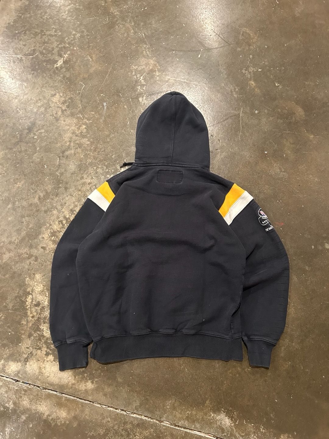 Vintage 90s Champion US Army Strong Bastogne Hoodie Black 7