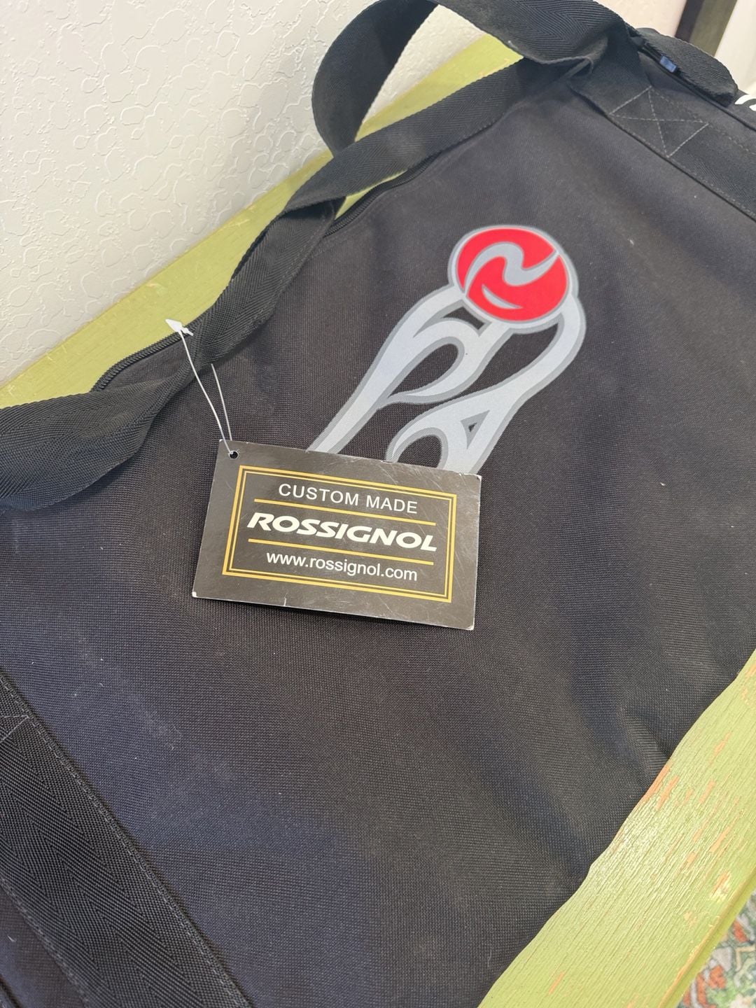 Rossignol Ski Bag Black Red 80 Inch 1