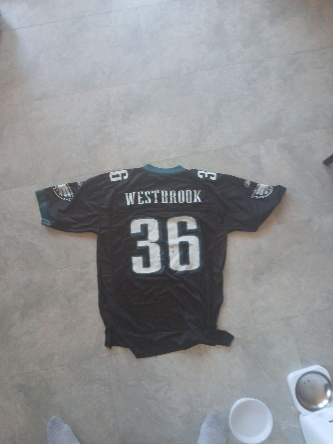 Reebok Brian Westbrook Philadelphia Eagles NFL Jersey Size L 3