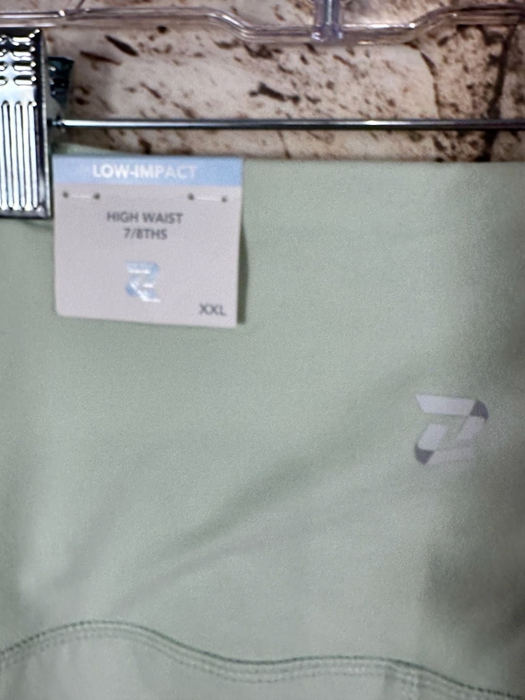 Back Wall High Waist 7/8ths Size XXL Green Leggings 5