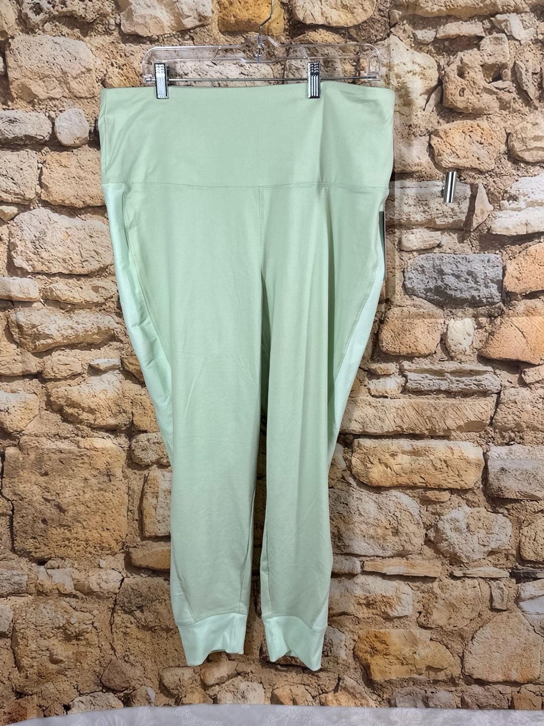 Back Wall High Waist 7/8ths Size XXL Green Leggings 9