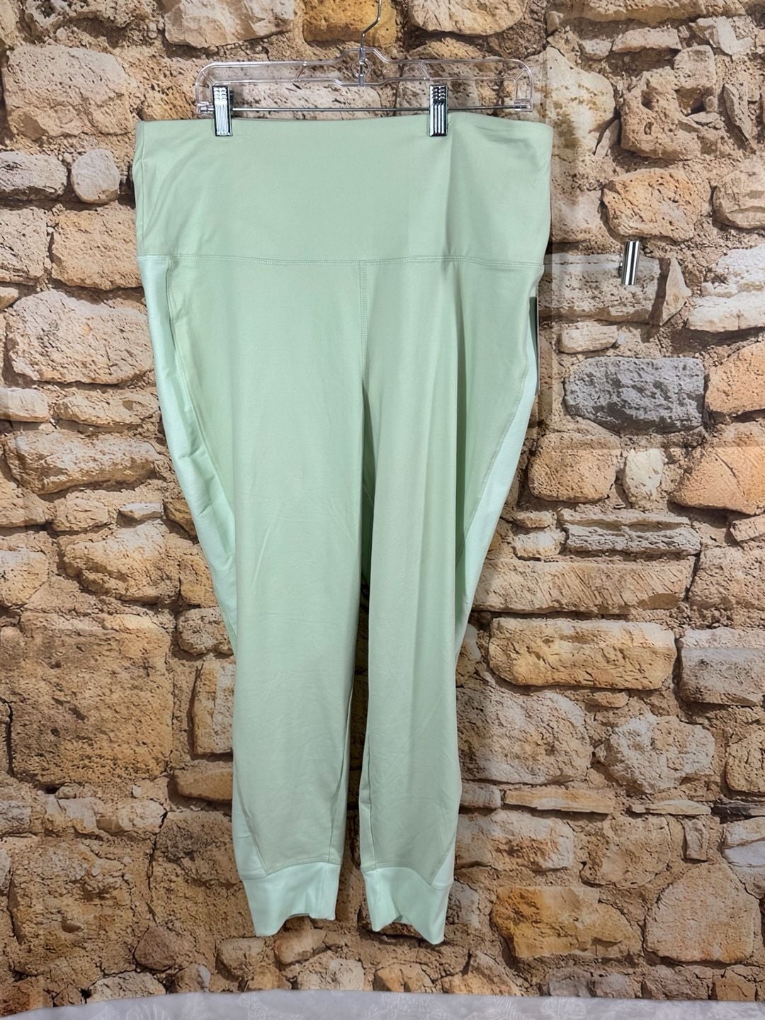 Back Wall High Waist 7/8ths Size XXL Green Leggings 12