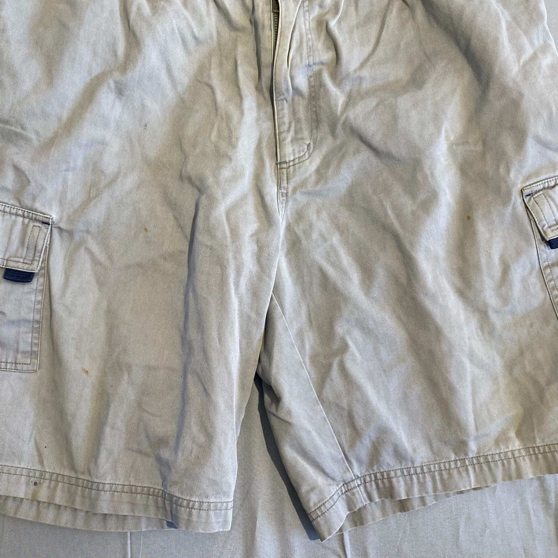 Ocean Pacific Cargo Shorts Size L Beige Cotton Casual 7