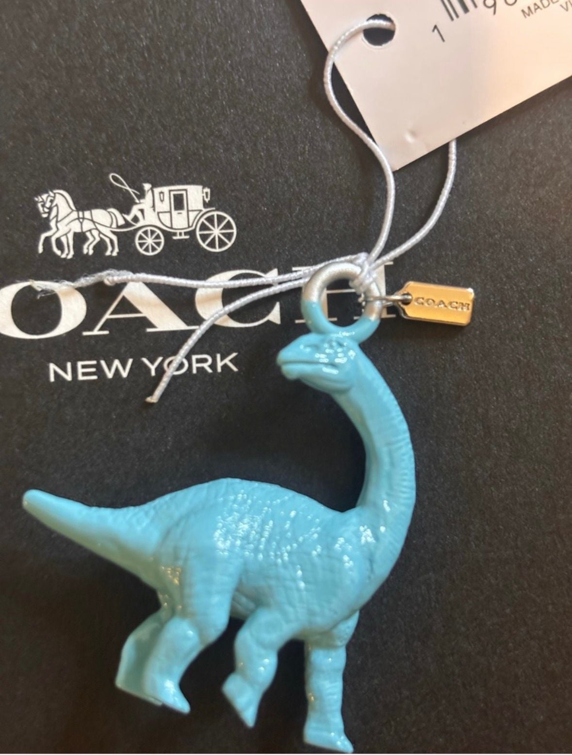 COACH Small Dinosaur Shoe Charm New or DYI any Charm 2