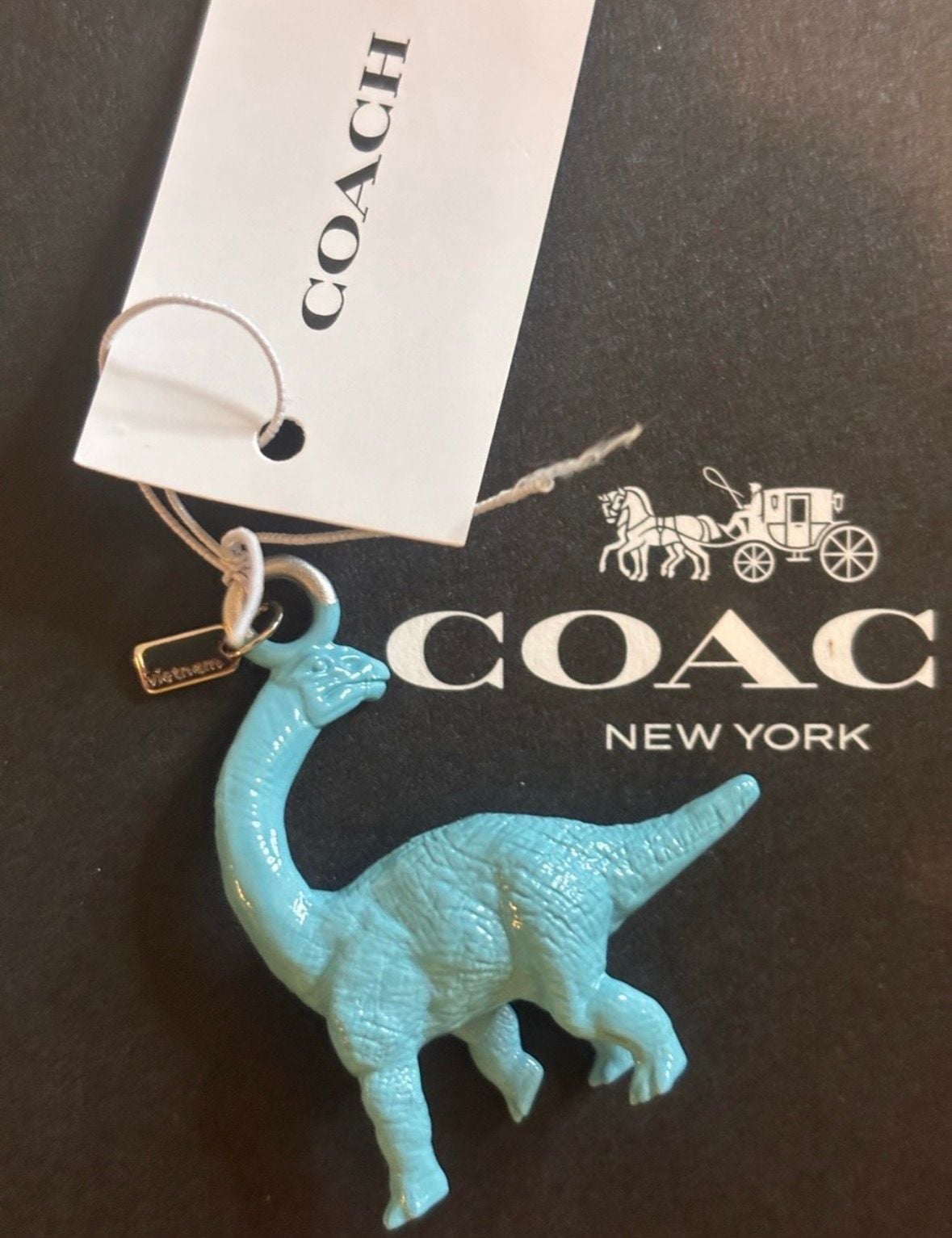 COACH Small Dinosaur Shoe Charm New or DYI any Charm 3