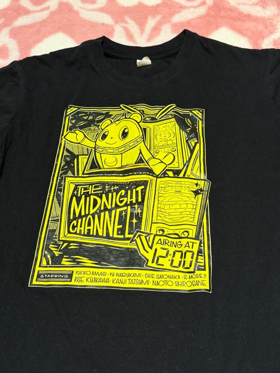 Persona 4 The Midnight Channel T-Shirt Size S Black Graphic Tee 3