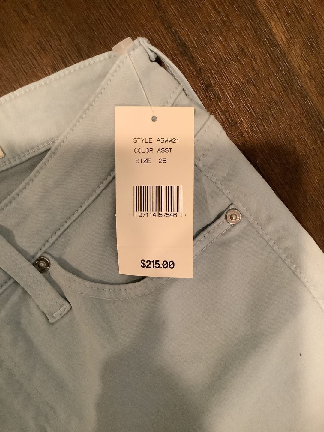 AG Adriano Goldschmied The Prima Crop Size 26 Light Blue Cigarette Jeans 4
