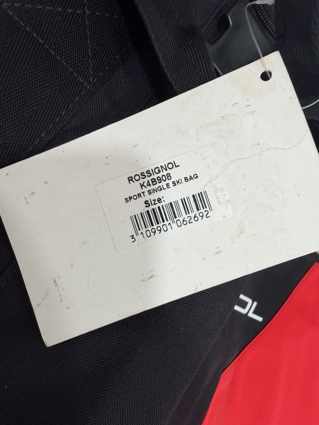 Rossignol Ski Bag Black Red 80 Inch 6