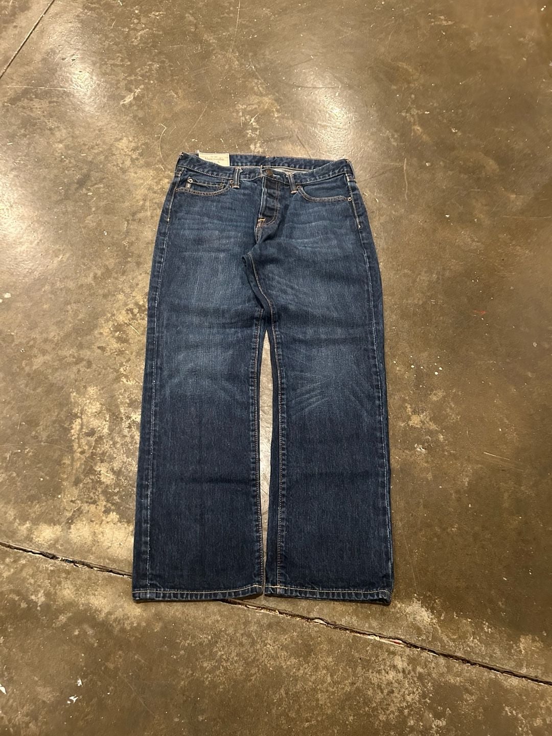 Abercrombie & Fitch Jeans 32x30 Bootcut Dark Wash Denim 4