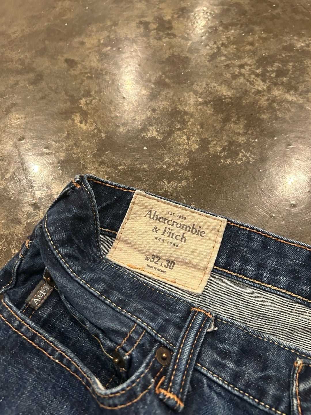 Abercrombie & Fitch Jeans 32x30 Bootcut Dark Wash Denim 5