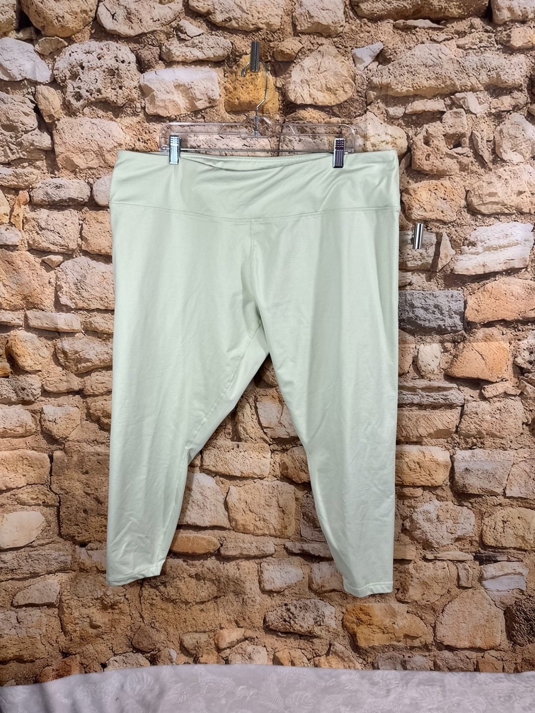 Zelos Leggings Size 3X Light Green Athletic Yoga Pants 3