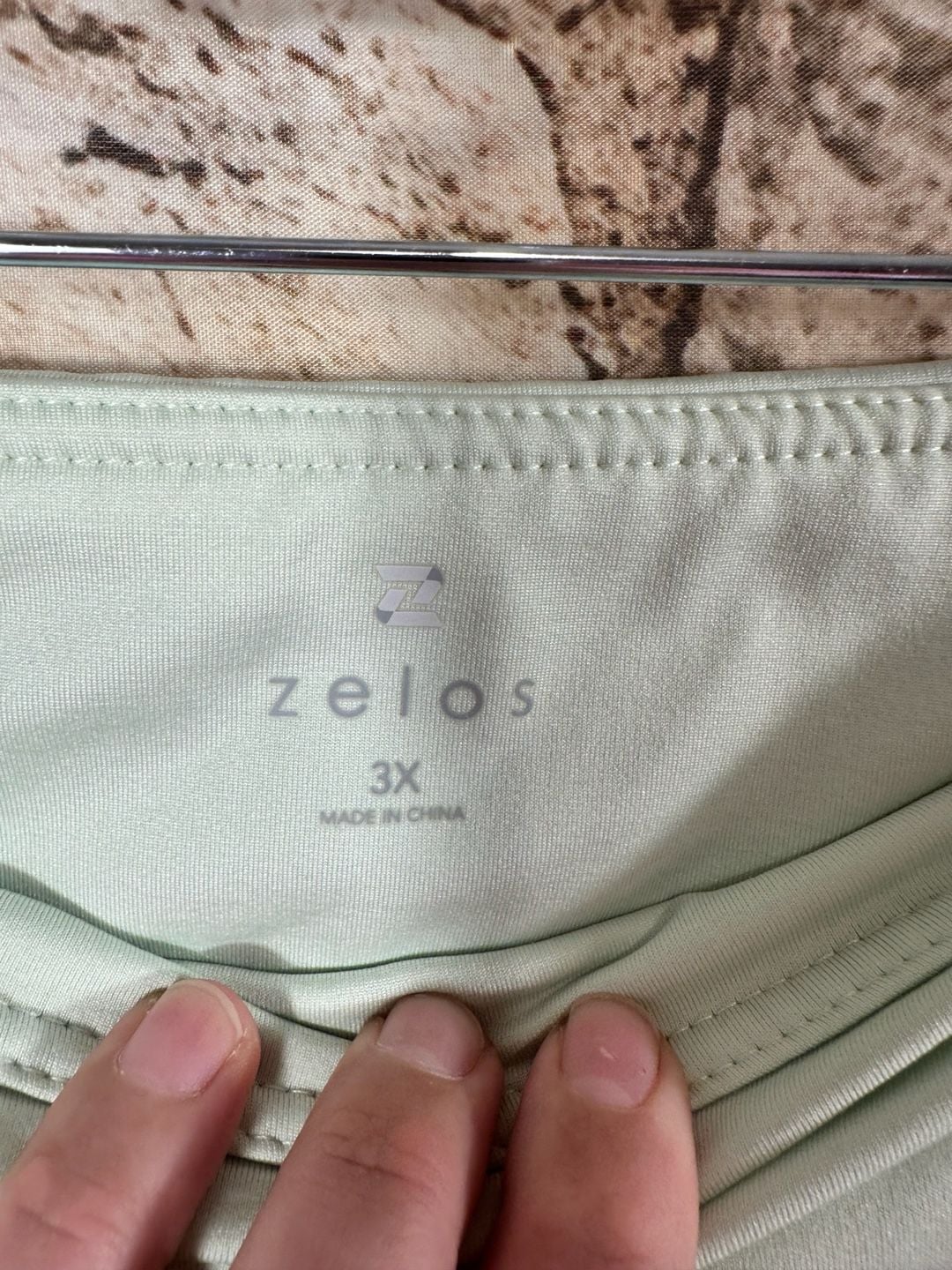 Zelos Leggings Size 3X Light Green Athletic Yoga Pants 4