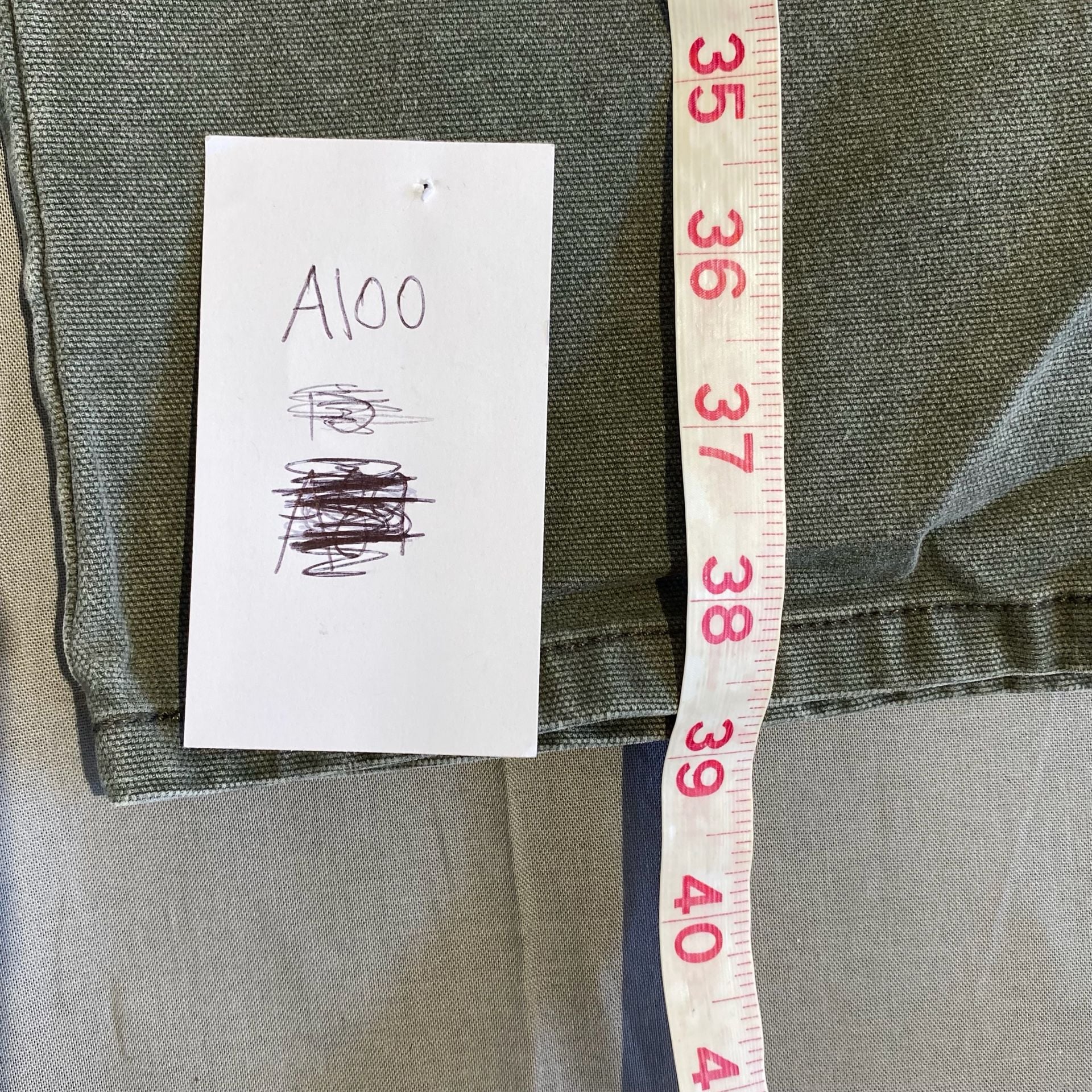 Genuine Dickies Carpenter Pants 32x30 Green Cotton Utility 6