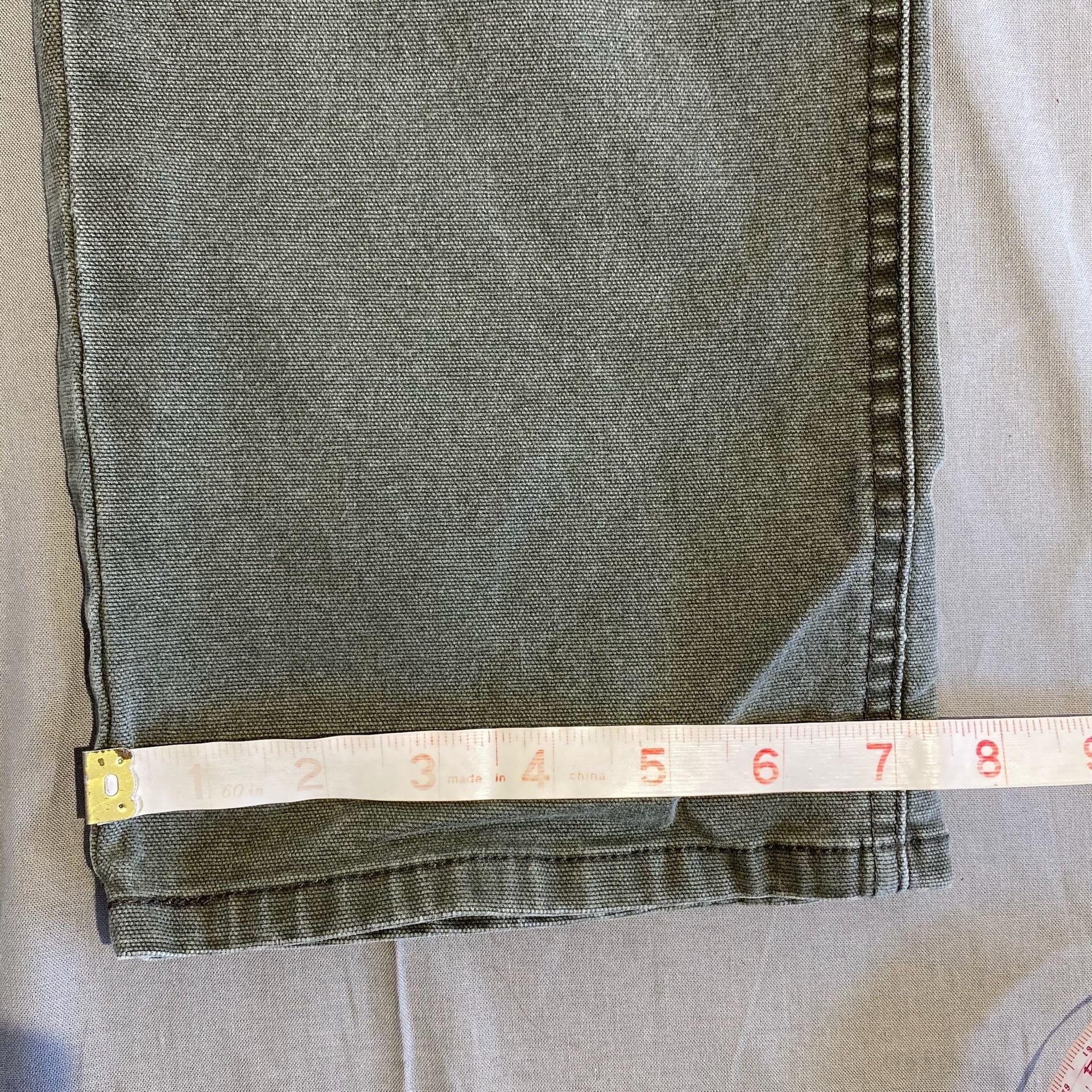 Genuine Dickies Carpenter Pants 32x30 Green Cotton Utility 7
