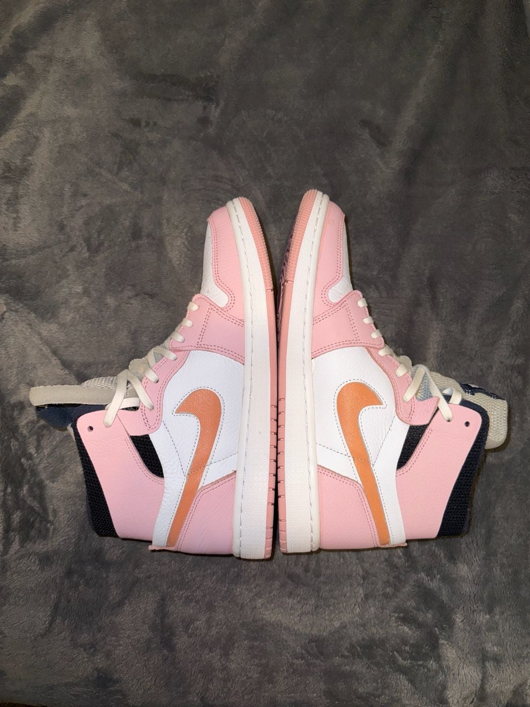 Nike Air Jordan 1 High Zoom CMFT Pink Orange Sneakers 6