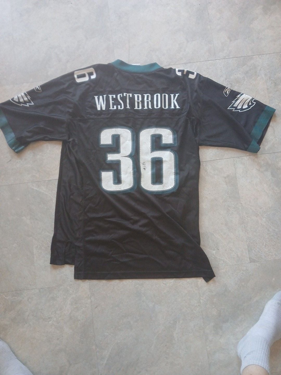 Reebok Brian Westbrook Philadelphia Eagles NFL Jersey Size L 5