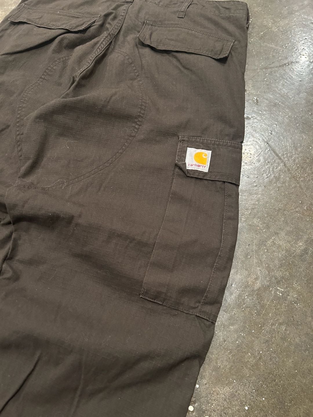 Carhartt WIP Regular Cargo Pant 33x30 Brown Ripstop 3