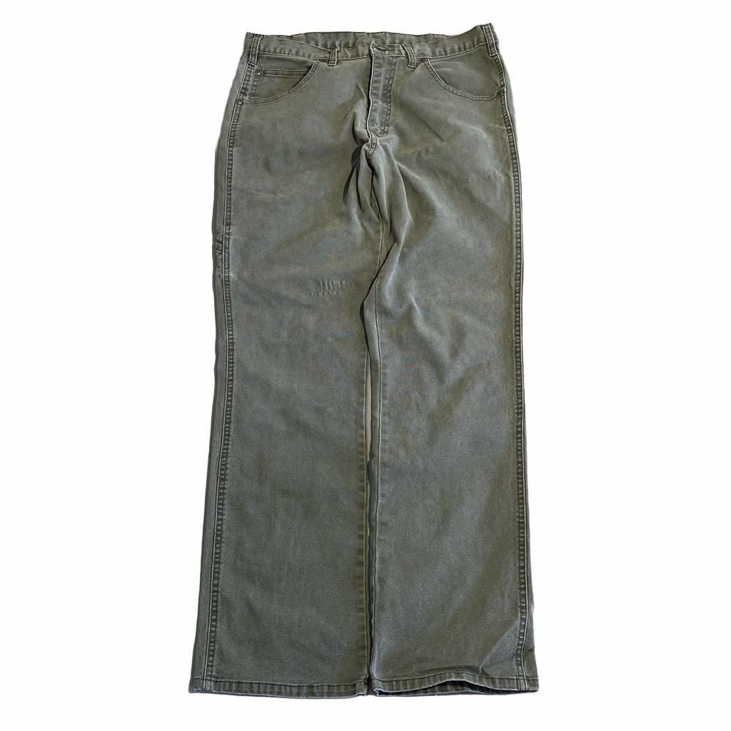 Genuine Dickies Carpenter Pants 32x30 Green Cotton Utility 2
