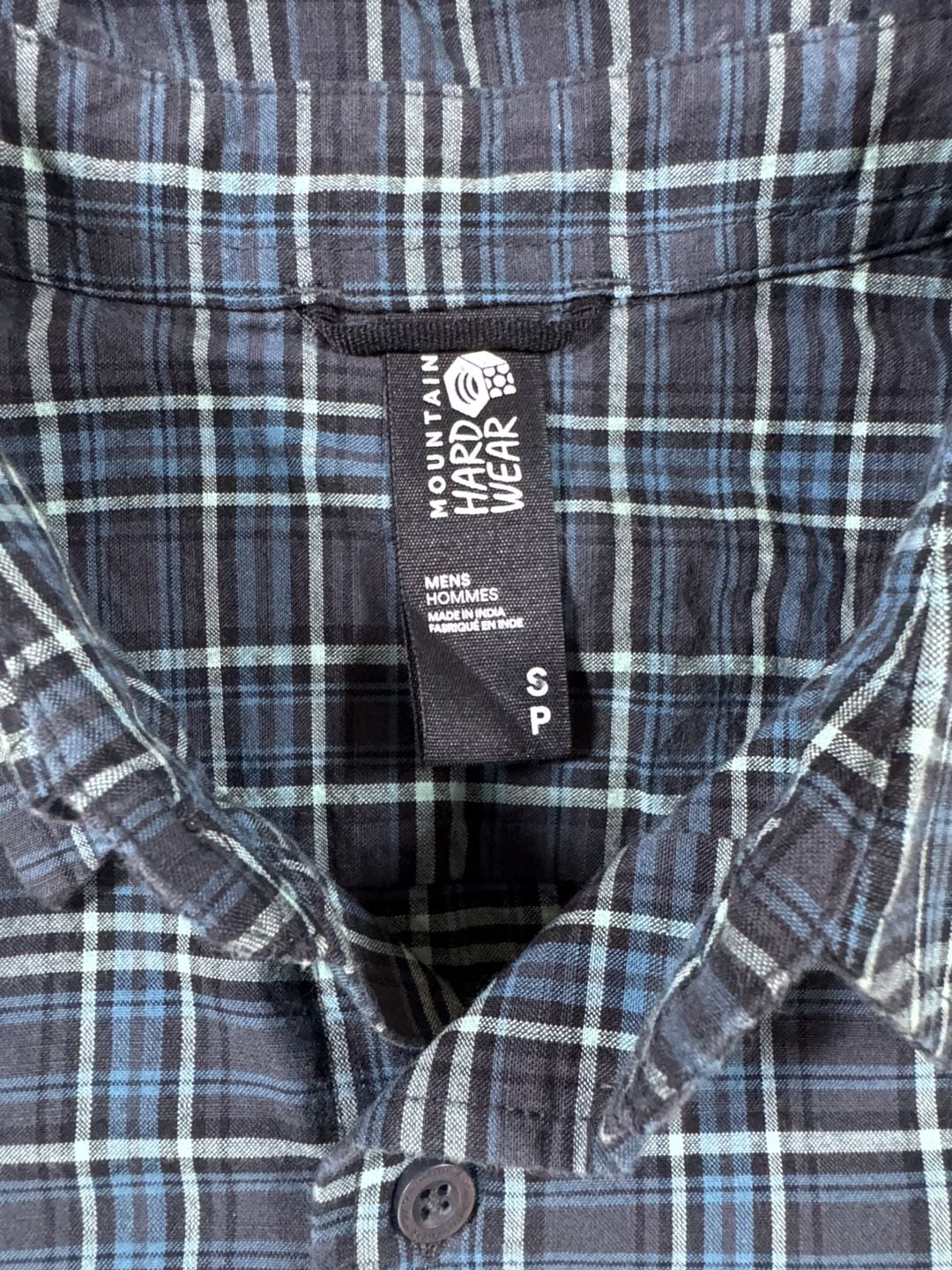 New Mens Mountain Hardwear Big Cottonwood Short Sleeve Shirt Size S Plaid 4