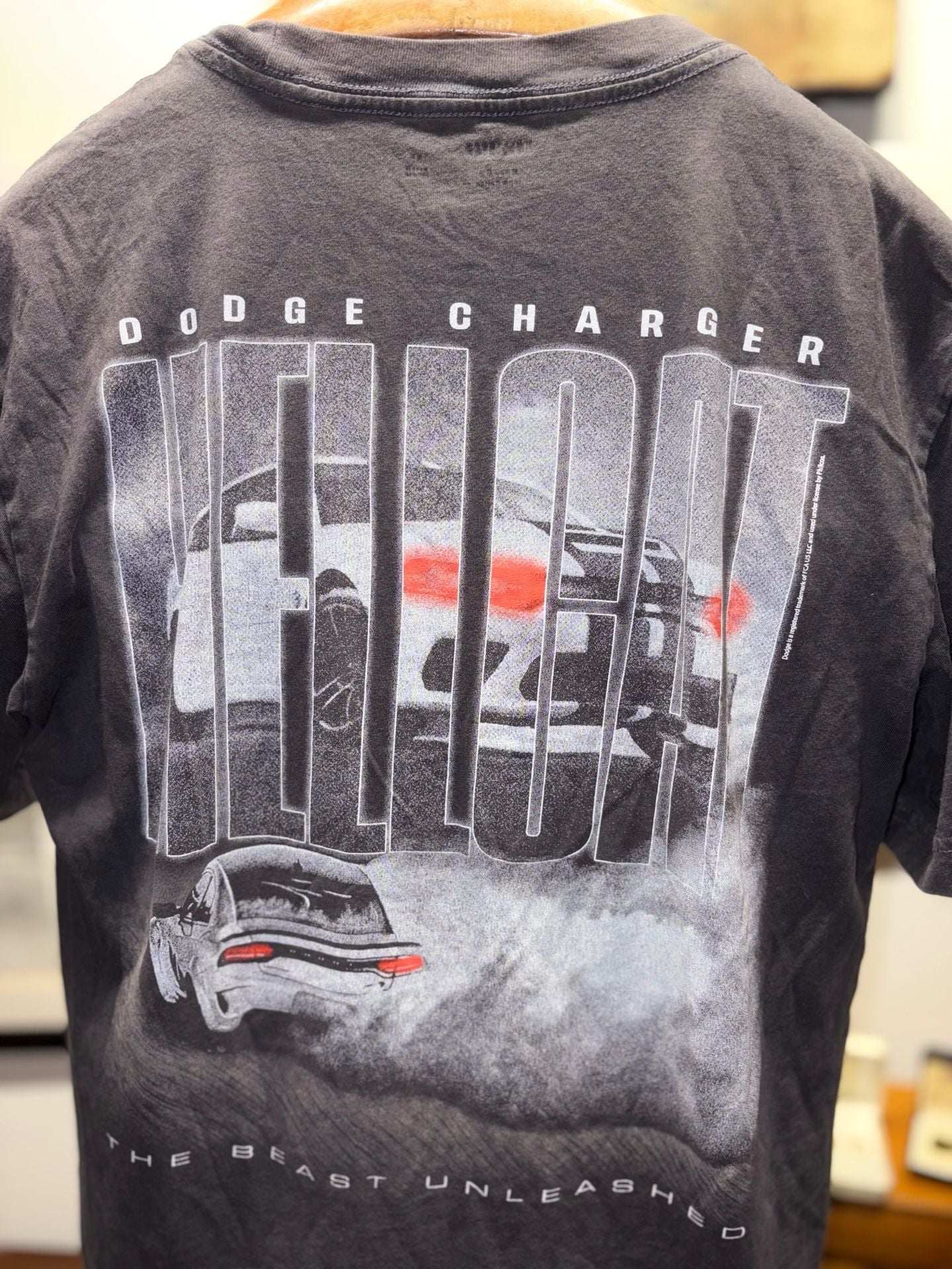 Hollister Dodge Charger Hellcat Graphic T-Shirt Size XS 6