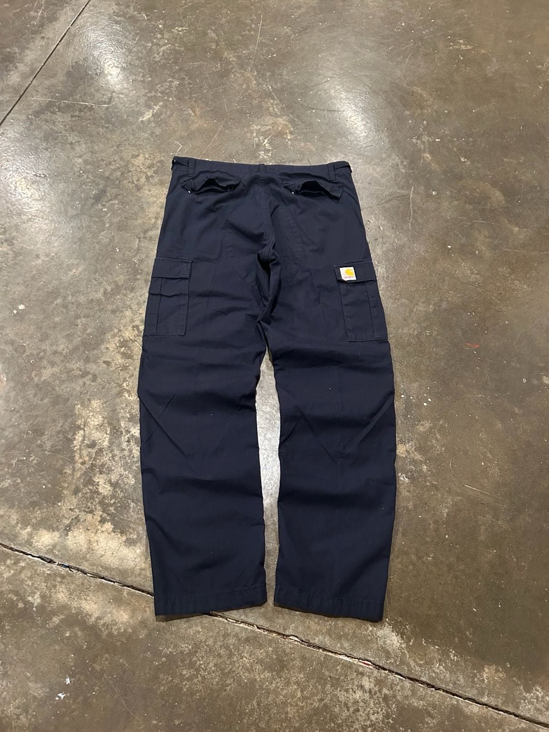 Carhartt WIP Regular Cargo Pant Size 33x32 Navy Blue 2