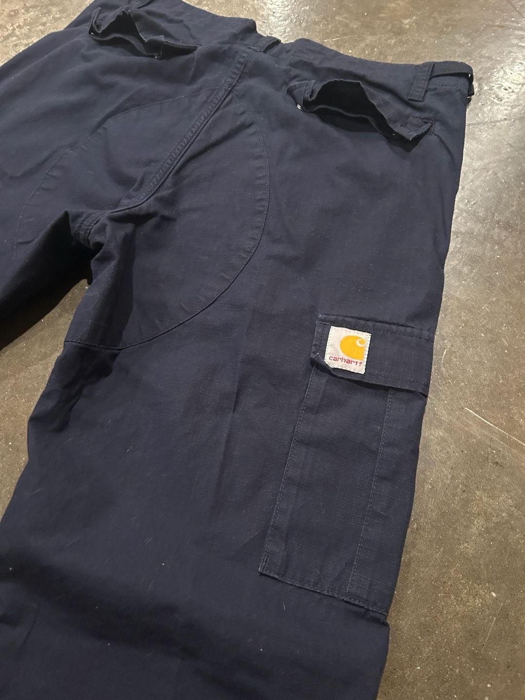 Carhartt WIP Regular Cargo Pant Size 33x32 Navy Blue 3