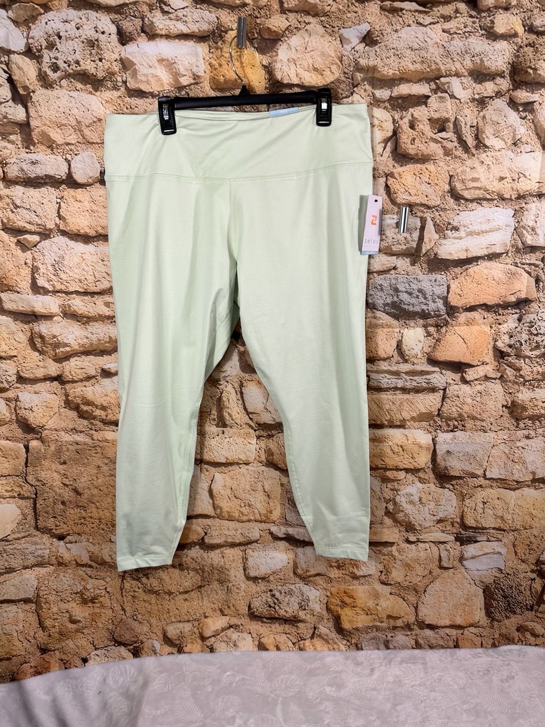 Zelos Core Leggings Size 2X Crisp Green Low Impact 2