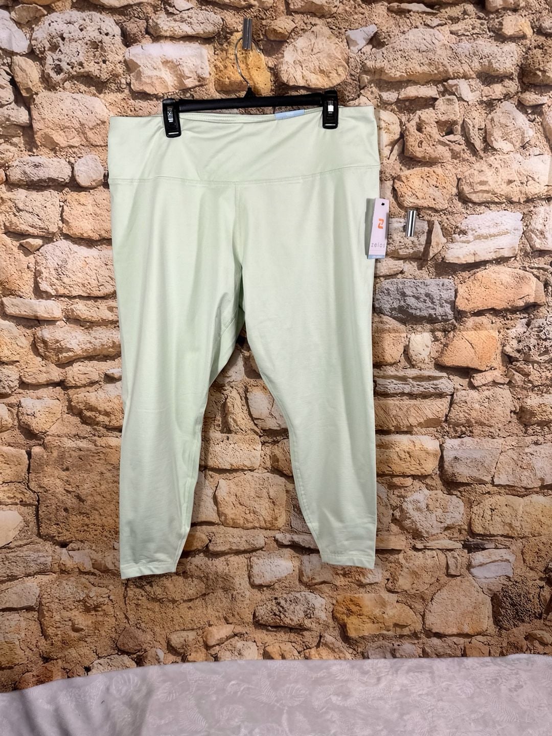 Zelos Core Leggings Size 2X Crisp Green Low Impact 8