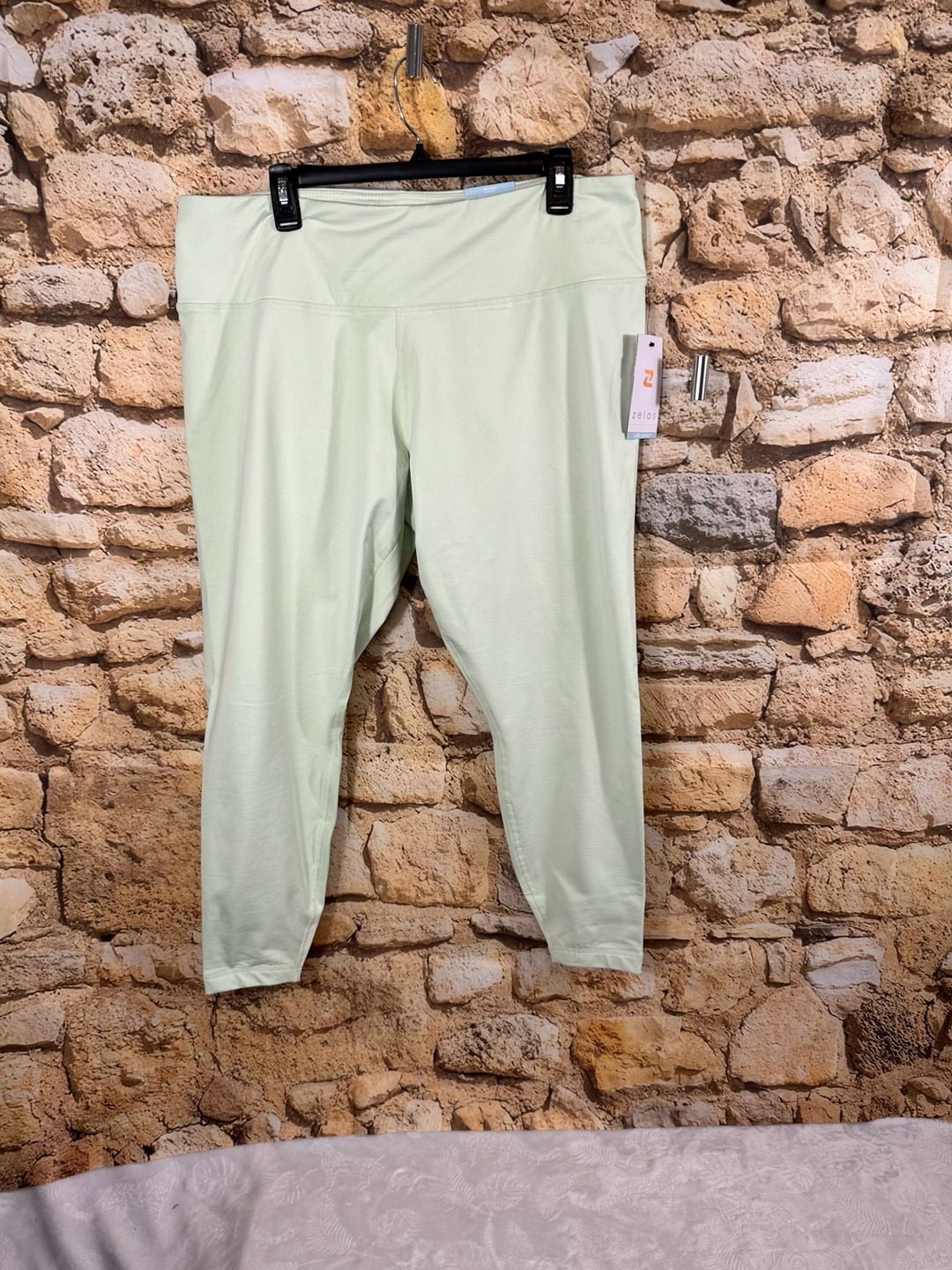 Zelos Core Leggings Size 2X Crisp Green Low Impact 9