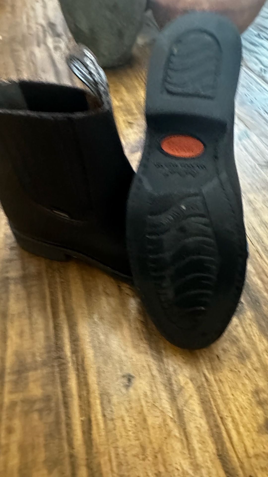 Establo Leather Chelsea Boots Size 8 Black 5