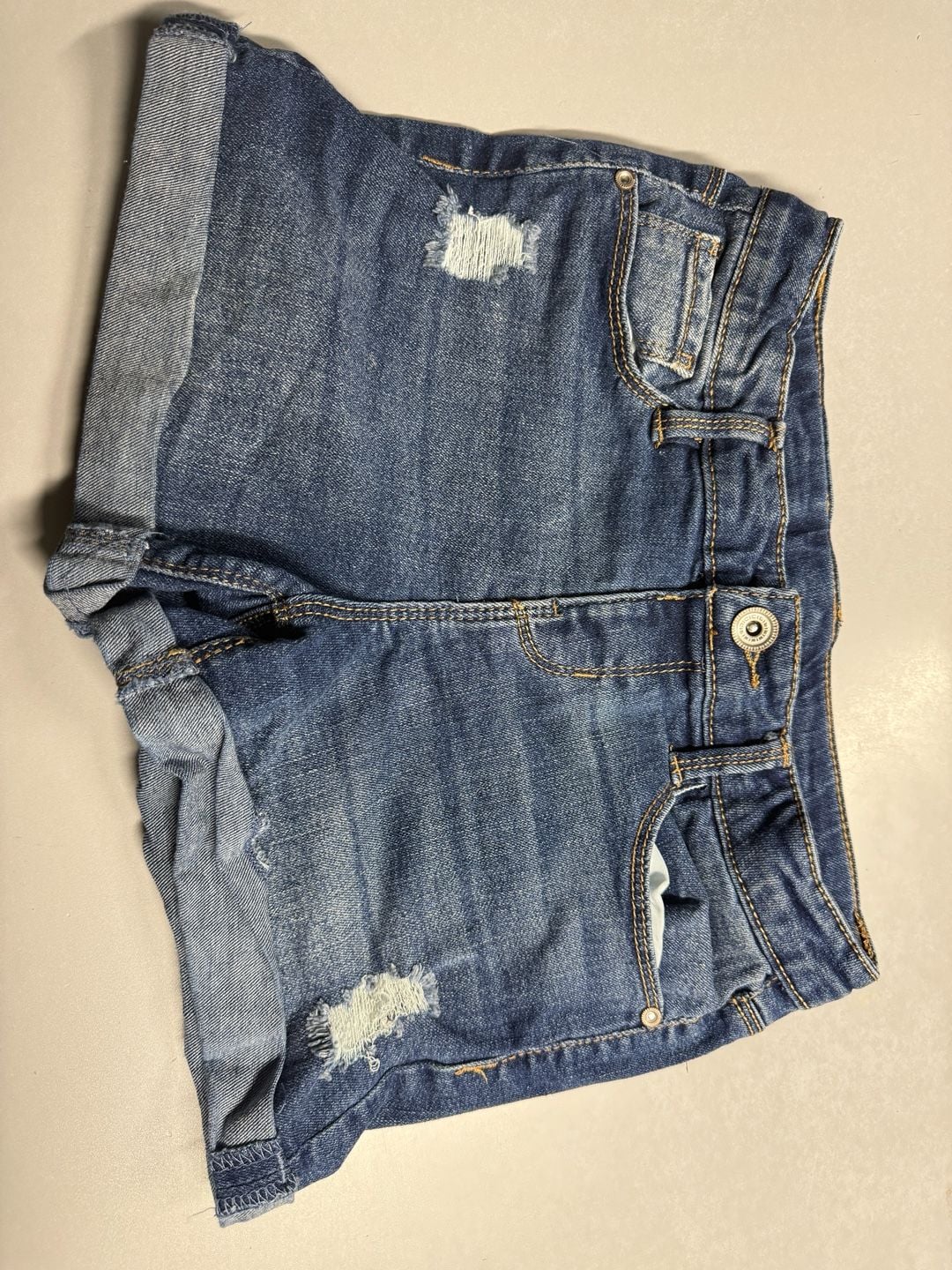 Members Mark Girls Denim Short Size L (10/12) 1