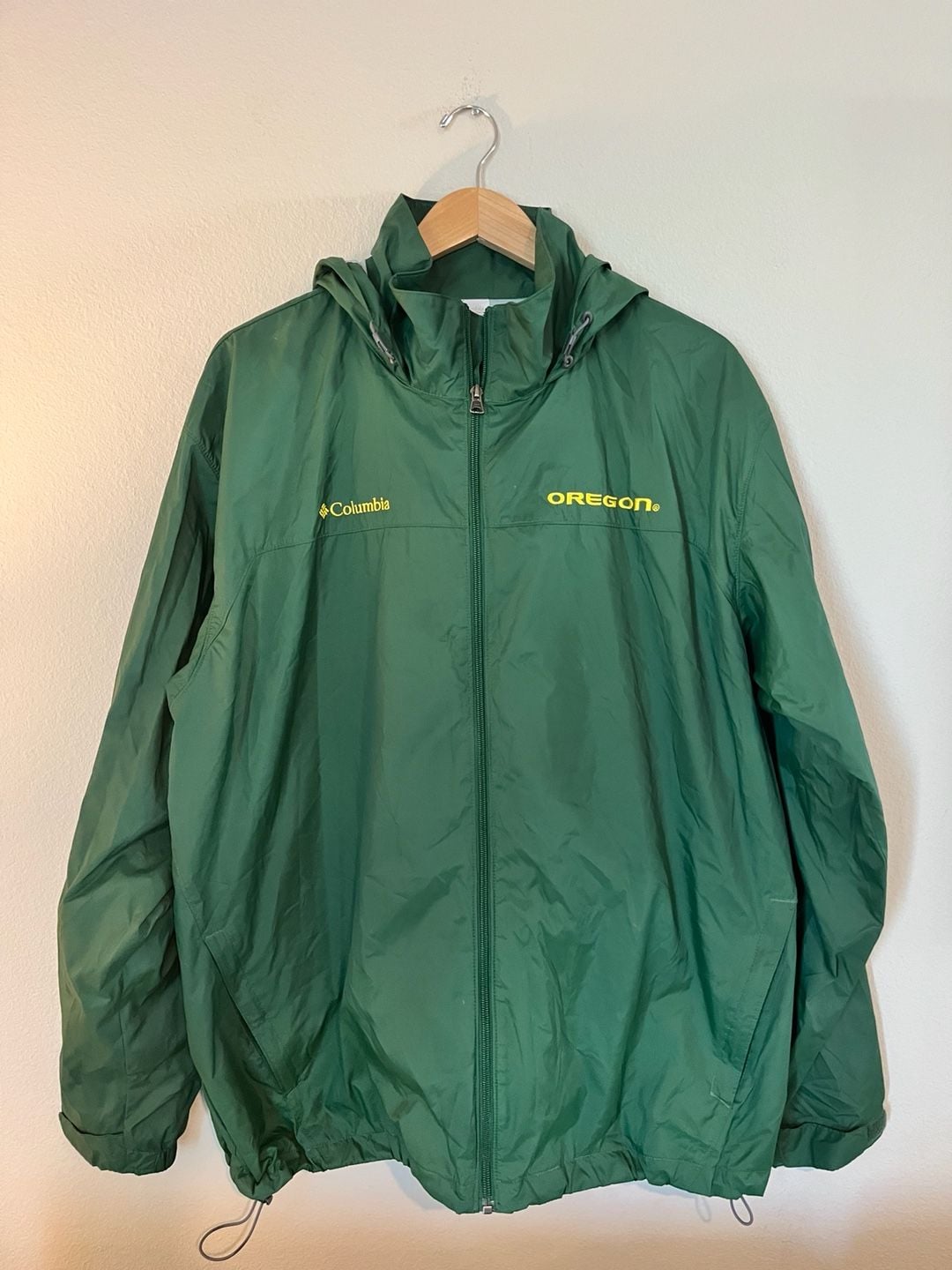 Columbia, University Of Oregon Ducks Windbreaker Jacket, Green, XL 3